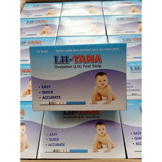 Hộp 12 que thử ( test thử) rụng trứng LH Tana Chính hãng Date mới nhất