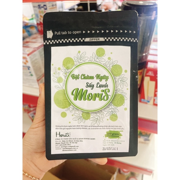Bột chùm ngây sấy lạnh Moris
