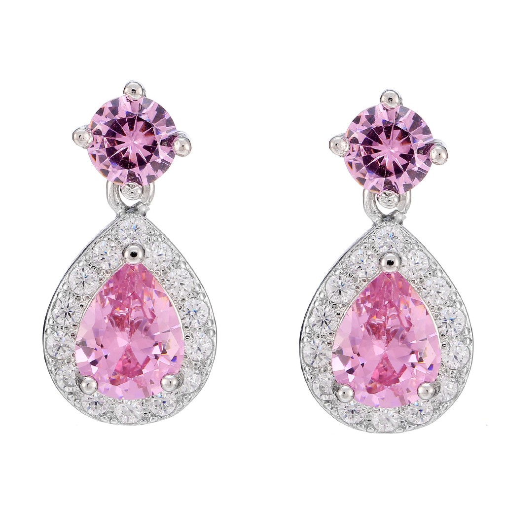 Khuyên Tai Nữ Trang Đính Đá Pha Lê Xinh Xắn