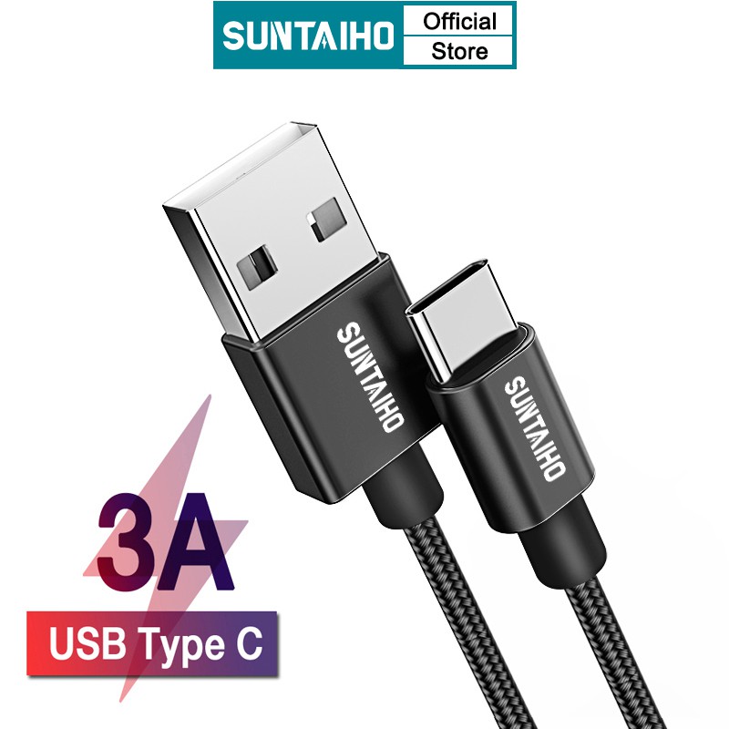 SUNTAIHO Quick Charge 3A Type C USB Charging Cable For Samsung S8 / S9 / Note8 / Note9 / Xiaomi / Huawei / Oppo/Vivo