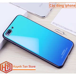 ỐP lưng Iphone X / Iphone 7 / 8 mặt kính đa sắc cầu vồng
