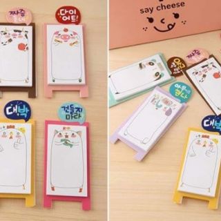 Giấy note (ghi chú) đứng hình thú đáng yêu