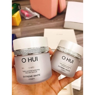 Kem dưỡng trắng da mờ thâm nám Ohui Extreme White Cream 20ml tách set