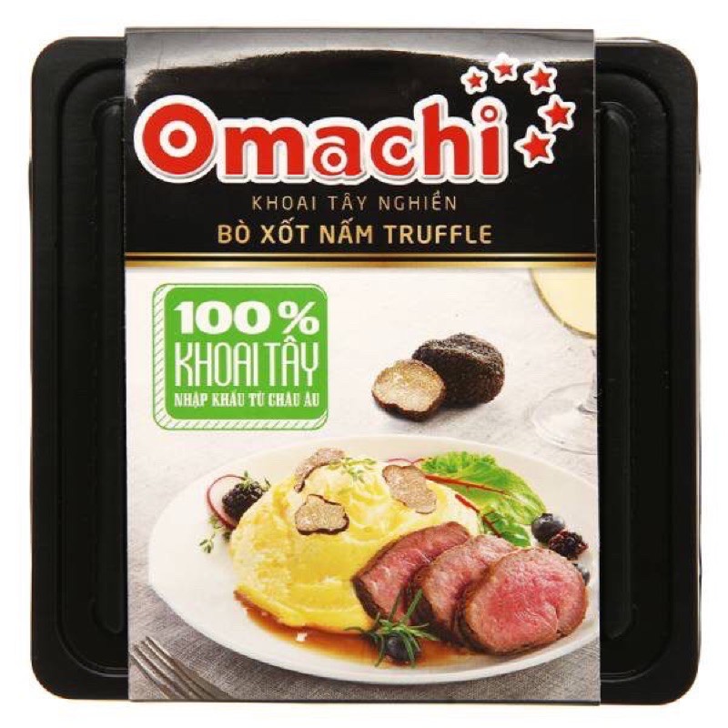 Khoai tây nghiền Omachi bò sốt nấm Truffle 59g