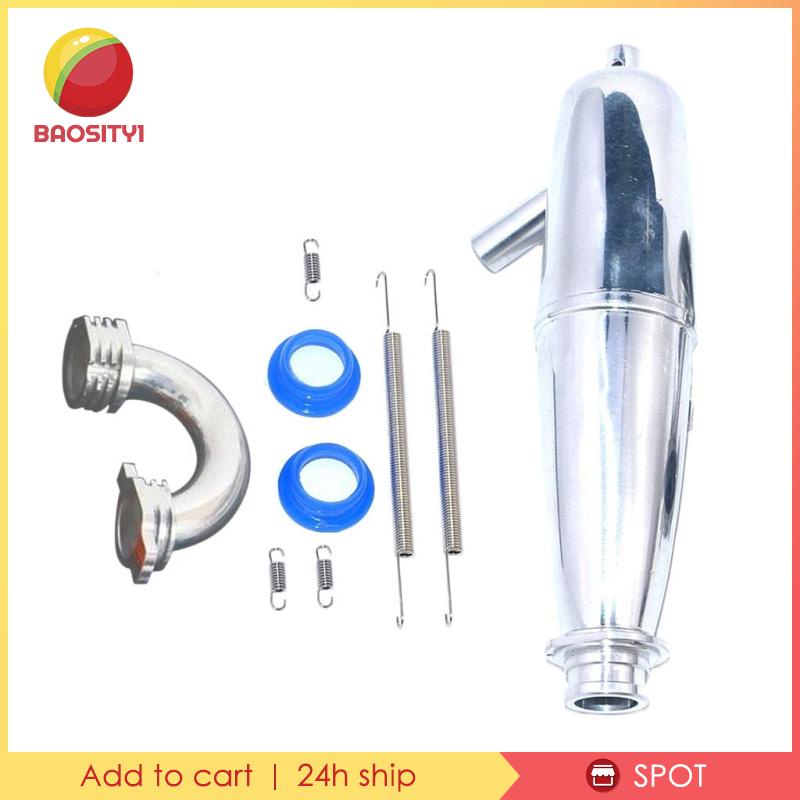 [Baosity1] Ống Xả Bằng Nhôm Cho Xe Hơi HSP Bobao HPI SH Monster Truck 1 / 8