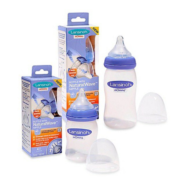 Bình Sữa Lansinoh Momma  160ml, 240ml (USA)