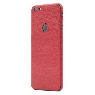 Miếng dán da dán full viền cho iphone 6/6s Plus, làm từ da thật cao cấp - Davis
