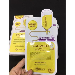 Mặt Nạ Collagen Ngăn Ngừa Lão Hóa Da Mediheal Collagen Impact Essential Mask X3 ( 10 Sheets)
