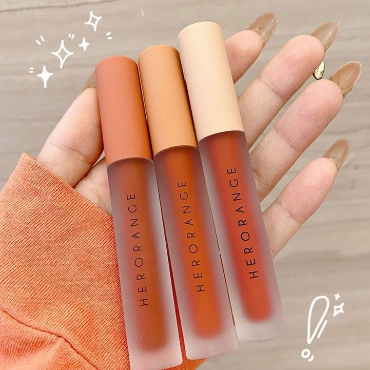 Son HERORANGE Son Kem Lì Chống Thấm Nước Trang Điểm Tiện Dụng | BigBuy360 - bigbuy360.vn
