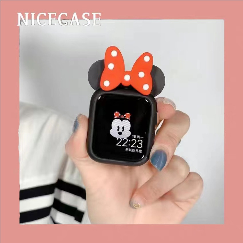 Ốp Bảo Vệ Silicon Mềm 2022 Cho Apple Watch Se 7 6 5 4 3 2 1 41mm 45mm 44mm 40mm 38mm 42mm