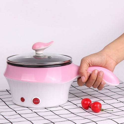 Nồi lẩu hấp mini 2 tầng đa năng chống dính 2 trong 1 nhập khẩu 18cm