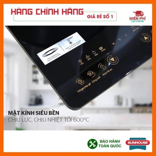 Bếp điện từ cảm ứng sunhouse( k tặng nồi lẩu )