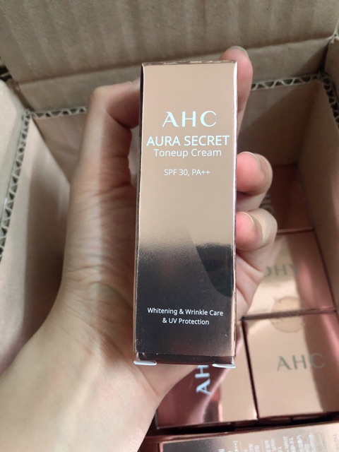 [Bill - CHÍNH HÃNG] Kem dưỡng trắng hồng nâng tông da AHC Aura Secret Tone Up Cream