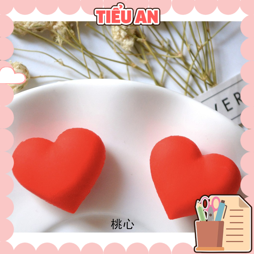 Charm (C04) slime/ Dụng Cụ Charm Trang Trí Xinh Xắn (Trái tim, Nơ, Xe Lửa, Xe hơi, Khỉ) - Không kèm keo dán &amp; nút