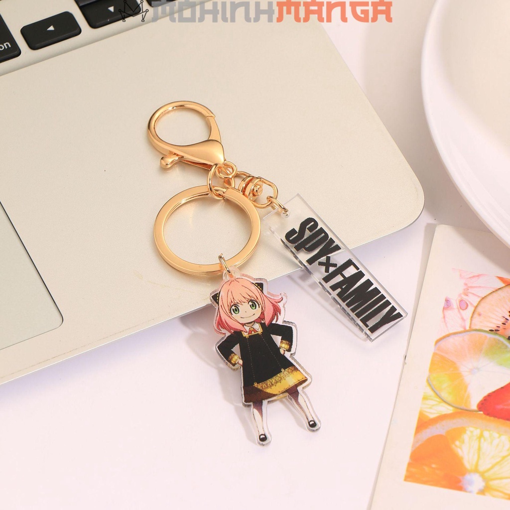 Móc khóa Spy X Family Gia đình điệp viên 2 mảnh các nhân vật Anya Loid Yor Forger phụ kiện túi xách điện thoại cực xinh