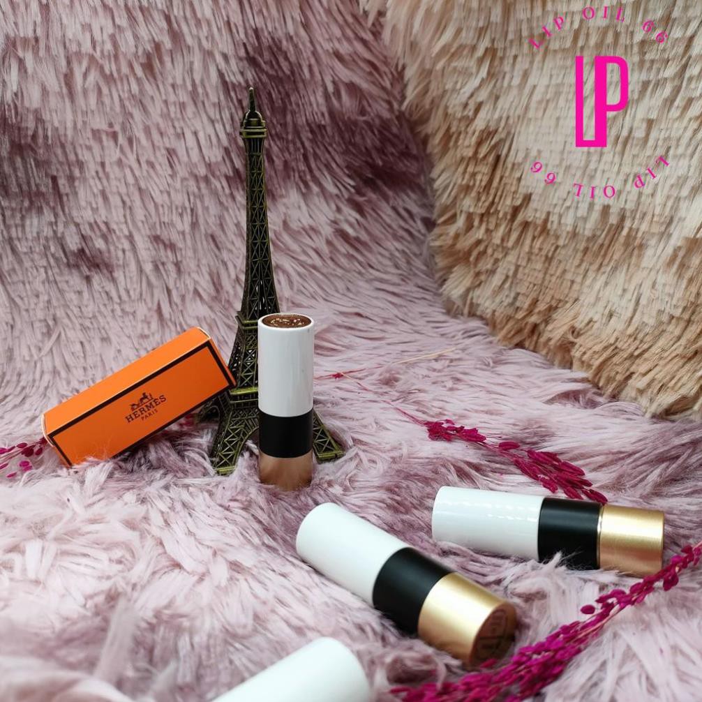 Son Hermes Satin Lipstick minisize 1.2g thiết kế biểu tượng siêu sang chảnh với bờ môi mềm mại bền màu