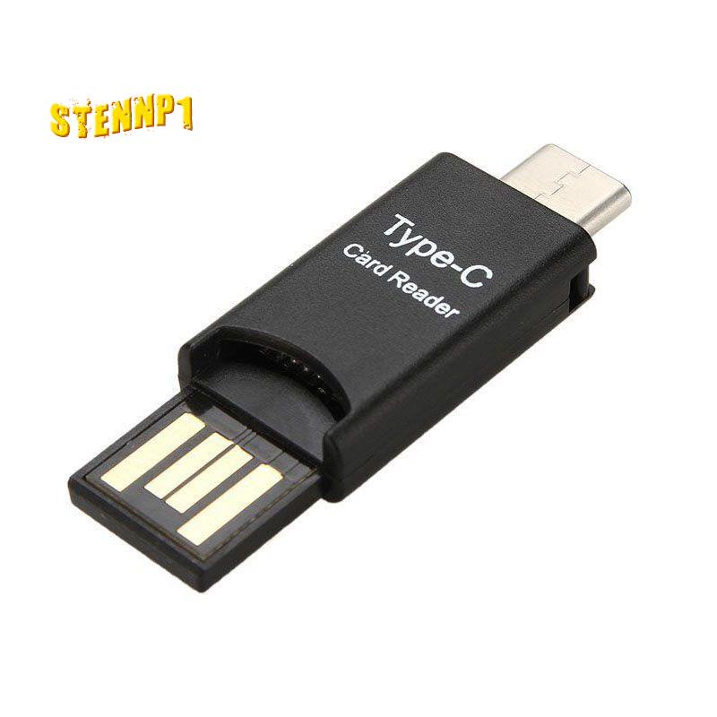 Đầu Đọc Thẻ Nhớ Usb 3.1 Type C Sang Micro-Sd Tf Cho Macbook Pc Phone