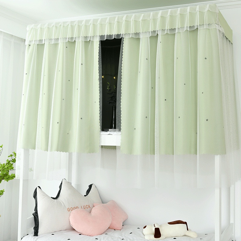 Ký túc xá Shading Rèm dày Shader Bed Giường Mosquito Net Một mảnh Phòng ngủ sinh nhật của phụ nữ