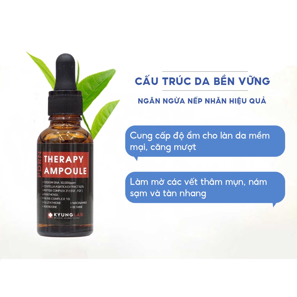 Combo xịt khoáng, serum, kem dưỡng KyungLab phục hồi, giảm nám, trắng da 30/150ml