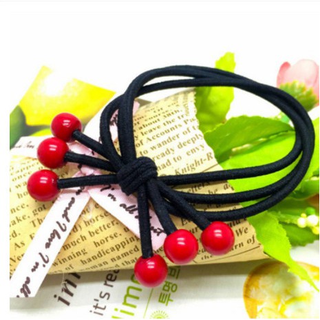 Dây cột tóc hạt Cherry nhiều màu