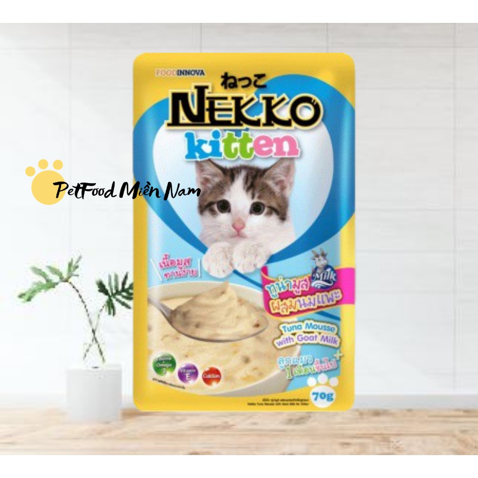 Pate cho mèo Nekko 70g đủ vị