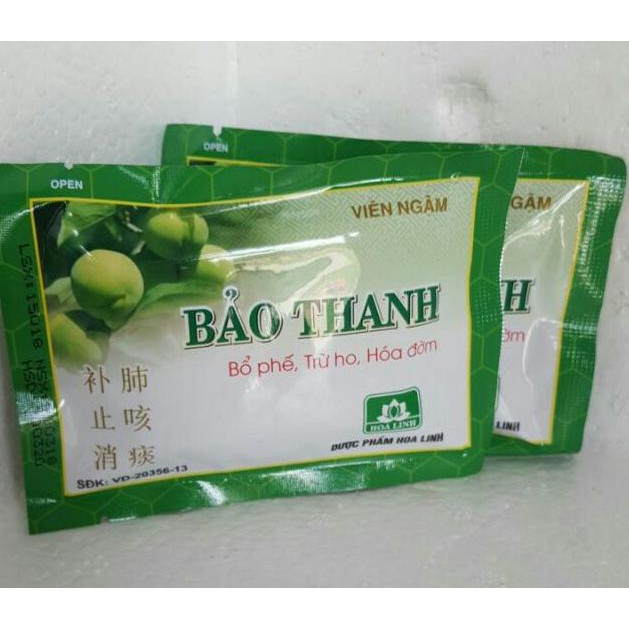 Viên ngậm bảo thanh 1 vỉ 5 viên