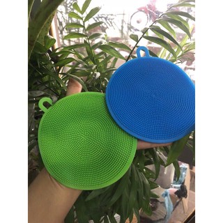 Miếng rửa bát silicon, rửa rau củ, mở nắp chai lọ