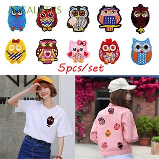 Sticker Ủi Thêu Hình Cú Hoạt Hình Dễ Thương