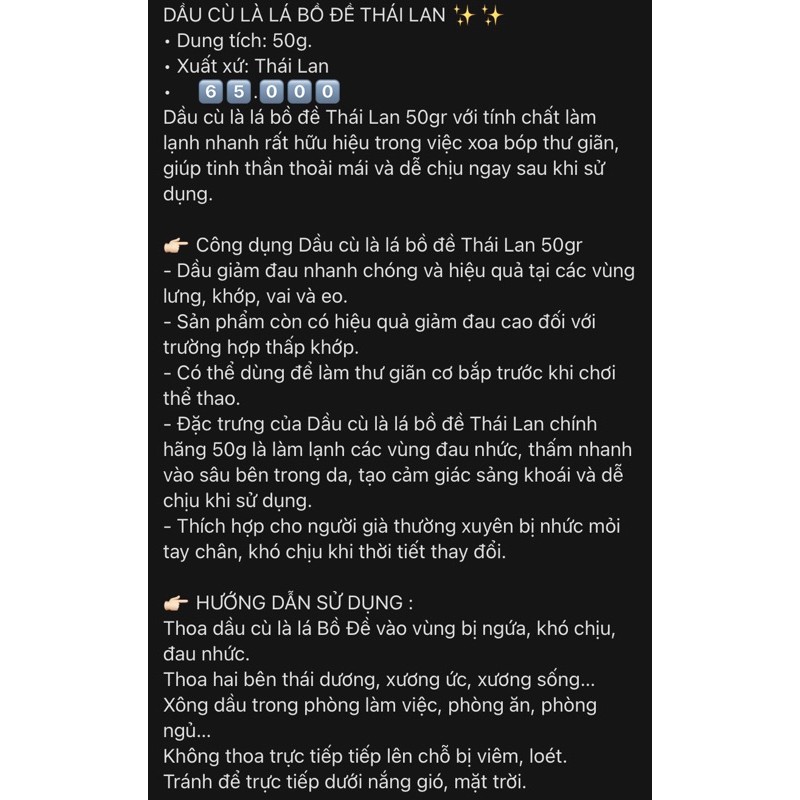Dầu massage Thái Lan | BigBuy360 - bigbuy360.vn