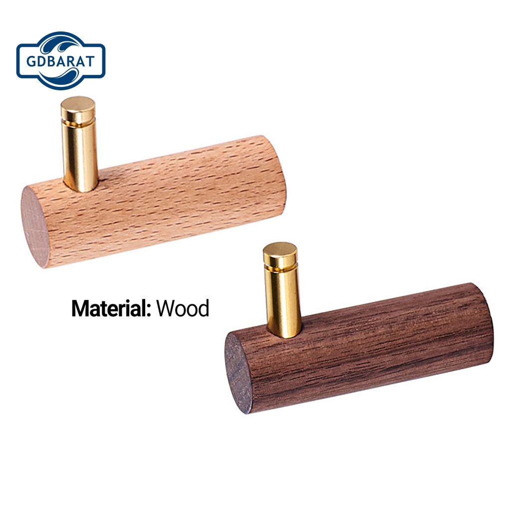 Móc Gỗ Trơn Gắn Tường Tiện Dụng Cho Phòng Khách