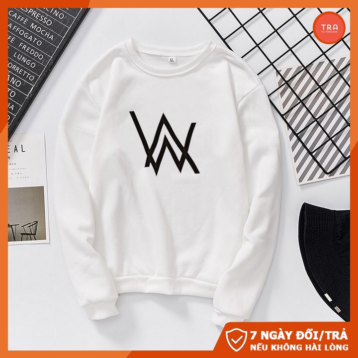 Áo thun nam dài tay, Ao nam nỉ Thái dày mịn Ailen Walker SW66 | BigBuy360 - bigbuy360.vn