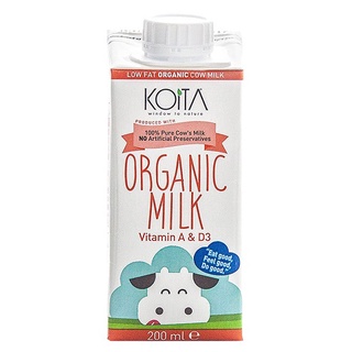 Sữa hữu cơ koita ít béo 200ml