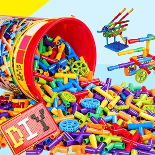 Bộ Đồ Chơi Lắp Ráp Dạng Ống Nước Phát Triển Trí Thông Minh Cho Bé