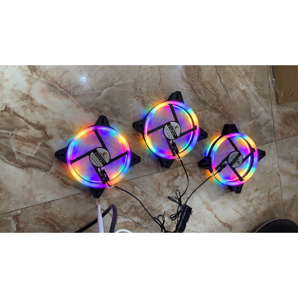 Fan led thùng máy RGB GOLDTECH, led RGB