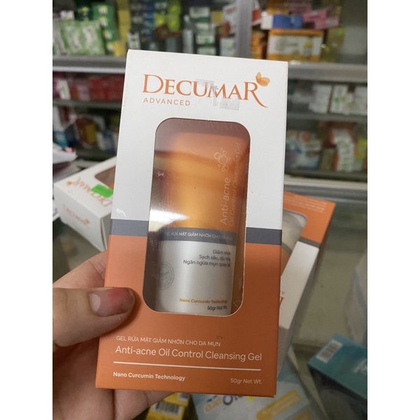 Sữa rửa mặt Decumar kiềm dầu ngừa mụn hiệu quả(dạng gel)