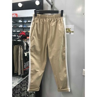 quần kaki basic kẻ trắng