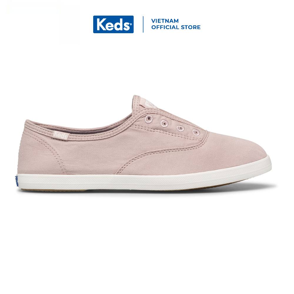 Giày Keds Nữ - Chillax Washed ORG Core Twill Lilac- KD065433