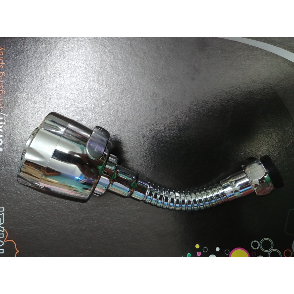 Đầu Vòi rửa chén Tăng Áp công tắc đổi kiểu _ bông tăng áp rửa chén ABS si inox cao cấp - 18cm