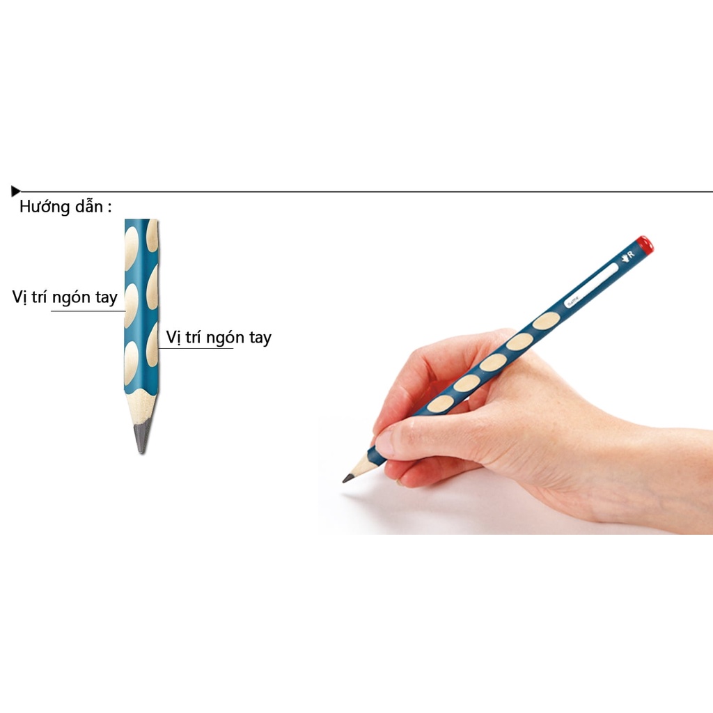 Bút Chì Gỗ HB EASYgraph Right Handed - Stabilo 322 PC32R-HB