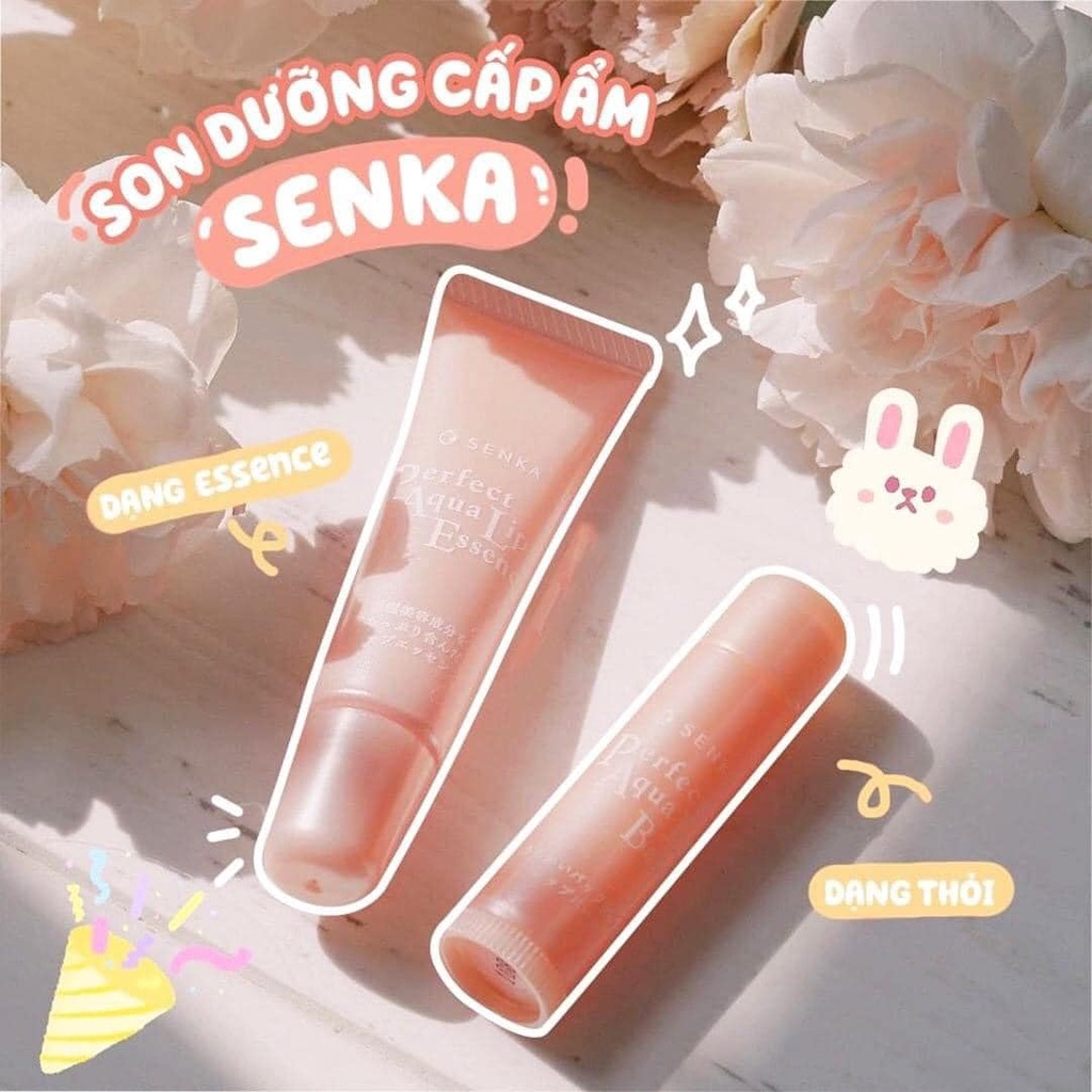 Son dưỡng môi cấp ẩm Senka Perfect Aqua Lip Balm 4.5g