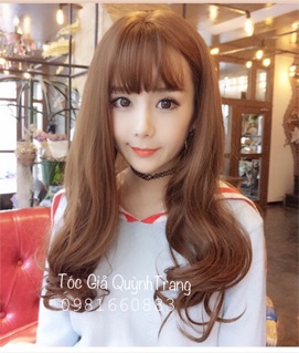 Tóc giả trùm cả đầu 45cm