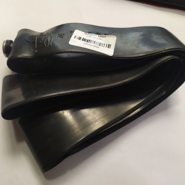 Lót vành chế từ lốp dùng săm sang không săm kèm van - lót vành cho vành căm