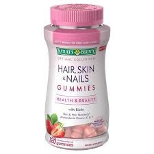 Kẹo Dẻo Hỗ Trợ Mọc Tóc, Móng, Đẹp Da Nature's Bounty Hair, Skin, Nails Gummie