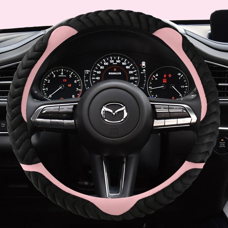 Bọc Vô Lăng 38CM Chống Trượt Cho CX-3 CX-4 CX-5 CX-7 CX-9 Mazda 3 Axela 6 Gh Gj Demio