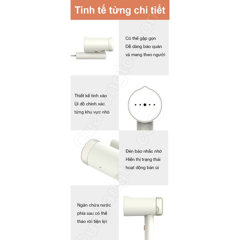 Bàn ủi hơi nước cầm tay XM Zanjia GT-306LW