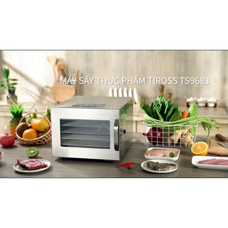 Máy sấy hoa quả tiross 400w inox ts9683