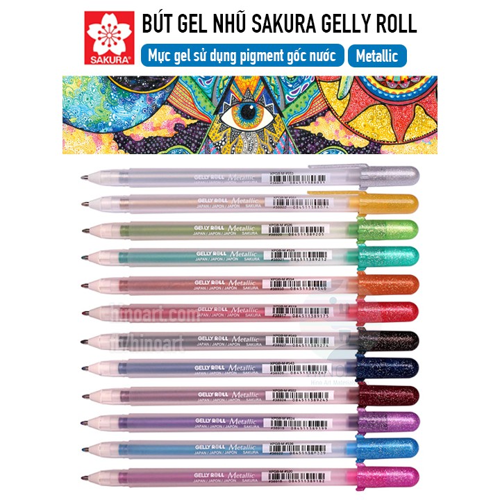 Bút nhũ Sakura Gelly Roll Metallic cây lẻ