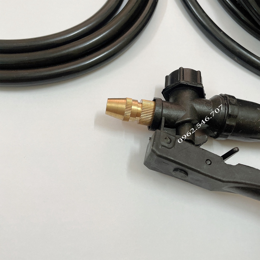 Bộ 5m,10m,15m,20m dây và súng xịt dùng cho máy rửa xe, tưới cây mini 12v - máy bơm nước mini 12v - phun sương đa năng