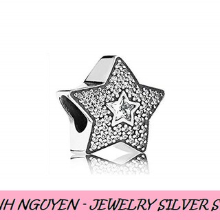 Pan - charm bright star charm - bạc s925 - charm bạc cho vòng pan