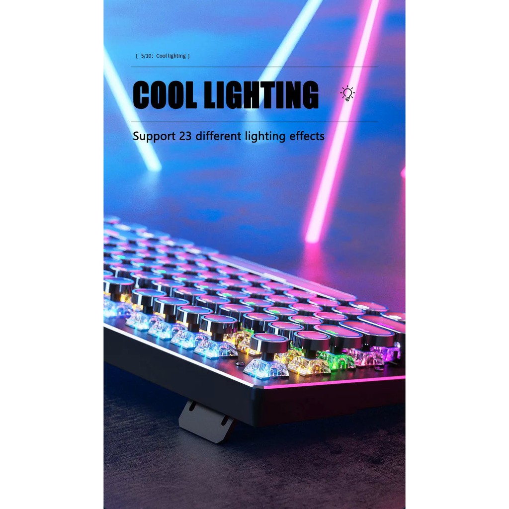 Bàn phím cơ chơi game Inphic V950P ​​dùng cho game thủ chuyên nghiệp LED RGB siêu đẹp - Chính Hãng